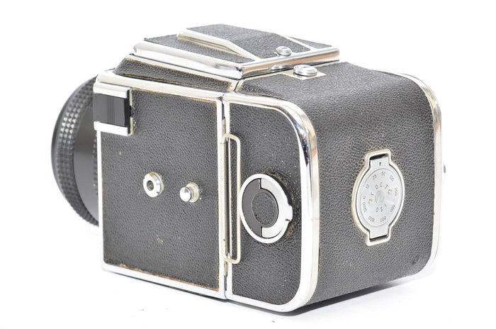 Used Kiev 88 with 80mm f/2.8 Volna 3 and 2x film backs