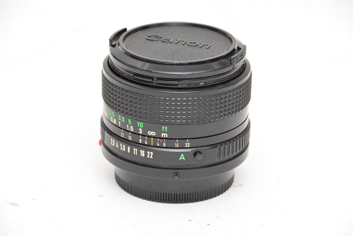 Used Canon FD 28mm f/2.8 Lens