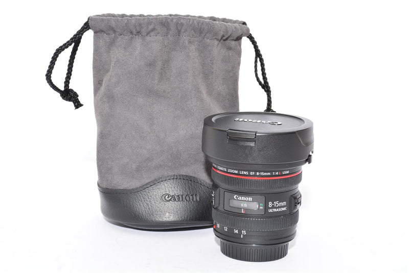 Used Canon EF 8-15mm f/4 L USM Fisheye Zoom Lens