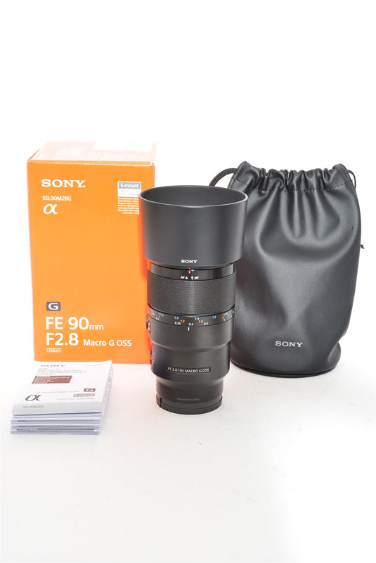 Used Sony FE 90mm F2.8 Macro G OSS Lens