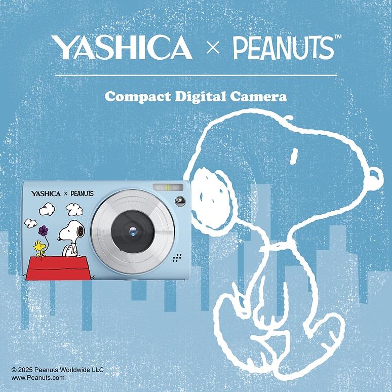 Yashica X Peanuts Sky Blue Digital Camera