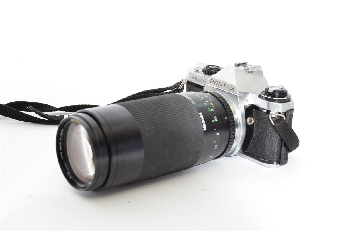 Used Pentax ME Super with Miranda 75-300mm f/4.5-5.6 lens