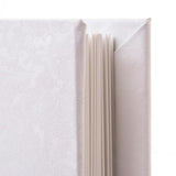 Kenro Traditional Wedding Album 22.5x23.5cm 60 Pages - White Satin