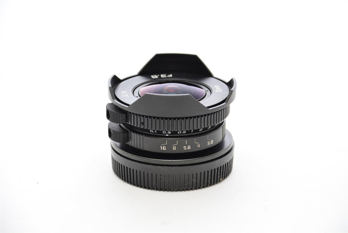 Used 8mm F3.8 Fisheye Lens for M43 MFT Mount