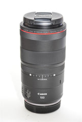 Used Canon RF 100mm f/2.8 L Macro IS USM Lens