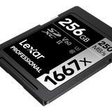 Lexar SDXC UHS-II - Pro Silver Series - V60 1667x 250MB/s - 256GB