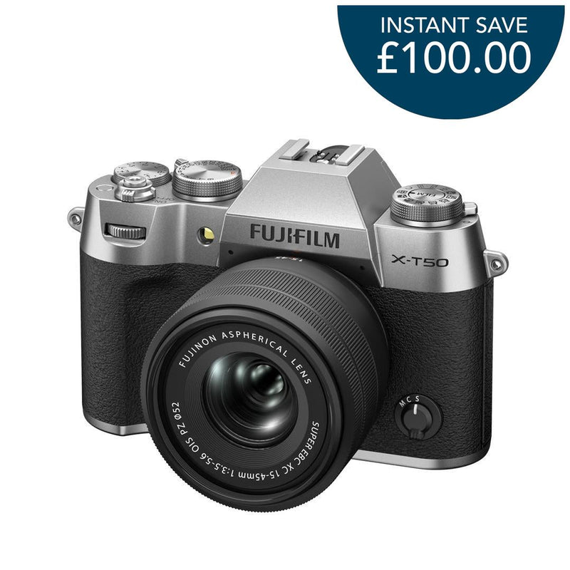 Fujifilm X-T50 with XC15-45mm F3.5-5.6 OIS PZ - Silver