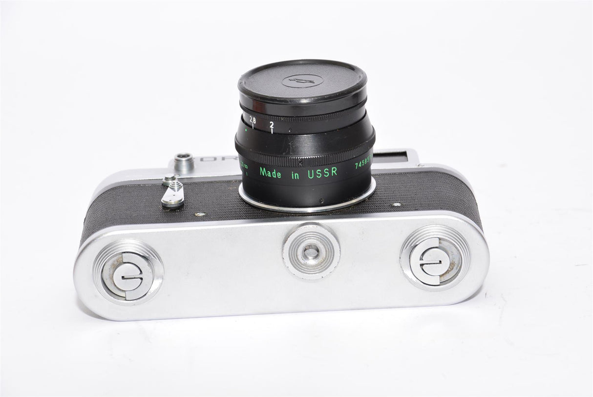 Used Zorki 4K 35mm Film Camera Made in USSR with Jupiter 8 50mm F2 Lens