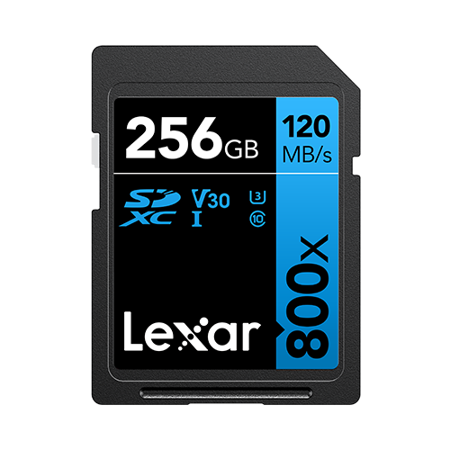 Lexar SDXC 800x PRO - Blue Series - 256GB