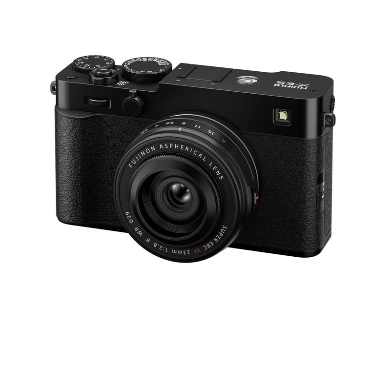 Fujifilm X-E5 Digital Camera with XF 23mm f/2.8 R WR - Silver