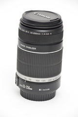 Used Canon EF-S 55-250mm f/4-5.6 IS Zoom Lens