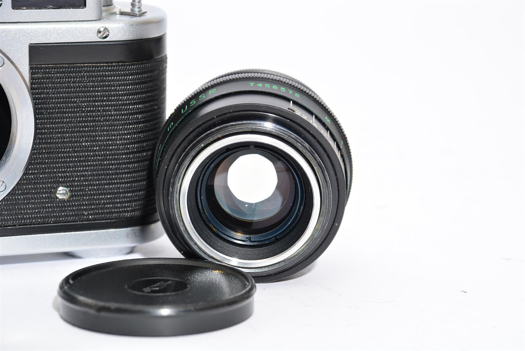 Used Zorki 4K 35mm Film Camera Made in USSR with Jupiter 8 50mm F2