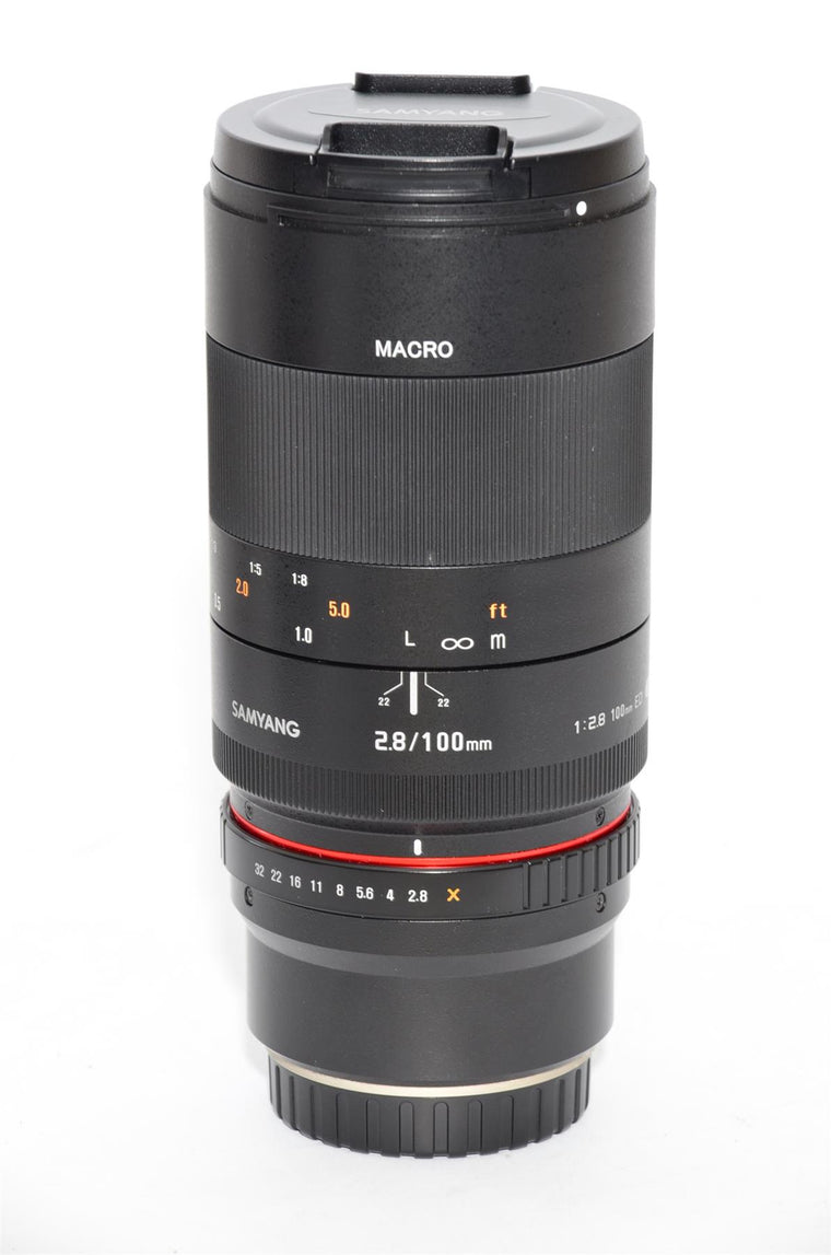 Used Samyang 100mm f/2.8 ED UMC Macro Fuji X Mount