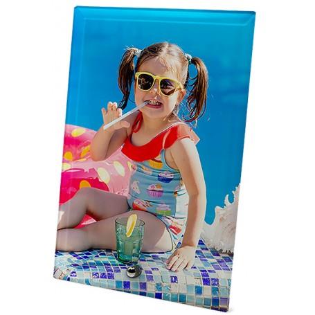 Personalised Photo Glass Rectangle Portrait - 5x7in