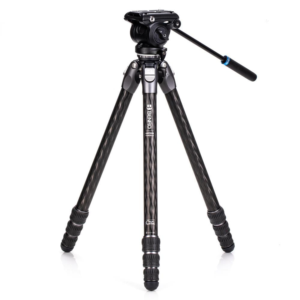 Benro Tortoise 34CLV Tripod with S4PRO Video Head Kit