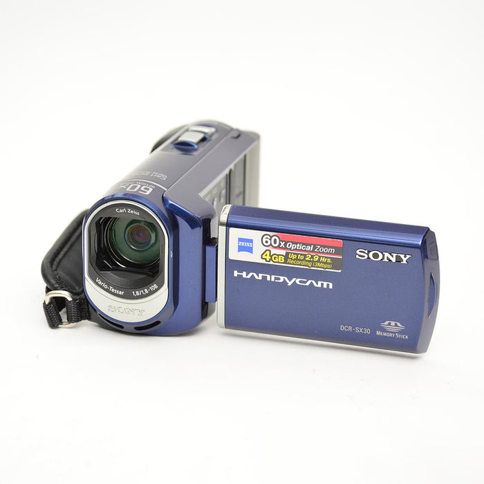 Used Sony DCR-SX30E Handycam 4GB HDD Digital Camcorder