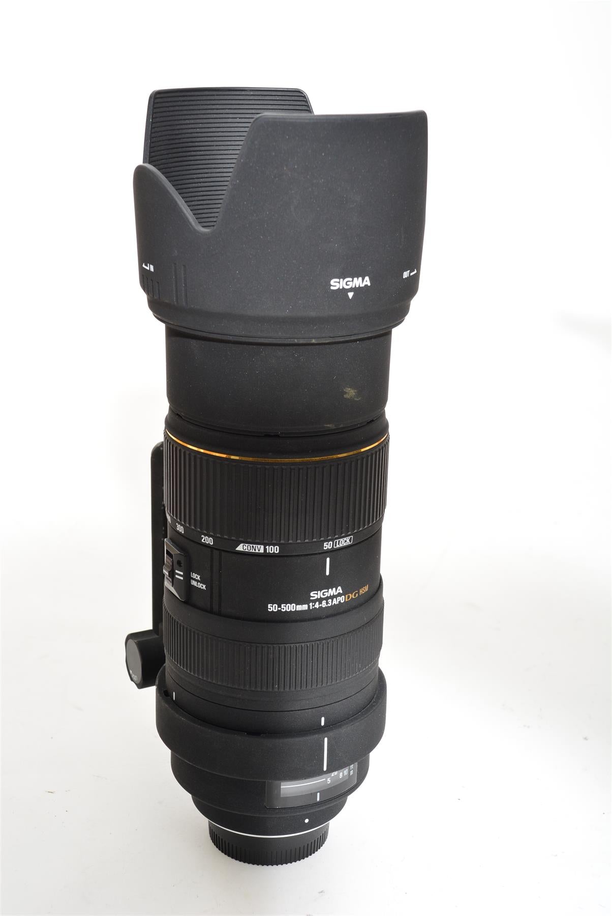 Used Sigma 50-500mm f/4-6.3 APO DG HSM Nikon Fit Lens