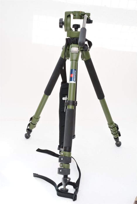 Used Manfrotto O55 NAT3 Tripod with 128RCNAT Head
