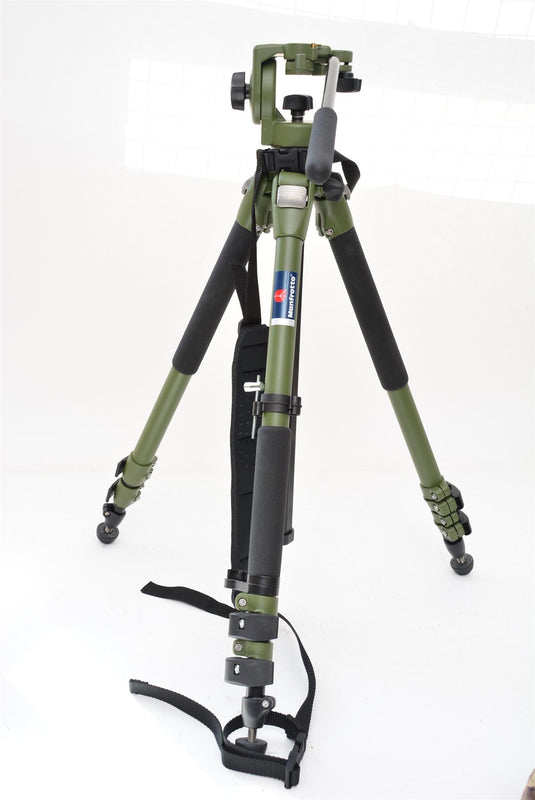 Used Manfrotto O55 NAT3 Tripod with 128RCNAT Head