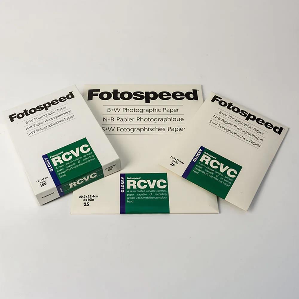 Fotospeed RCVC Glossy B+W Photographic Paper - 10x8 Inch - 100 Sheets