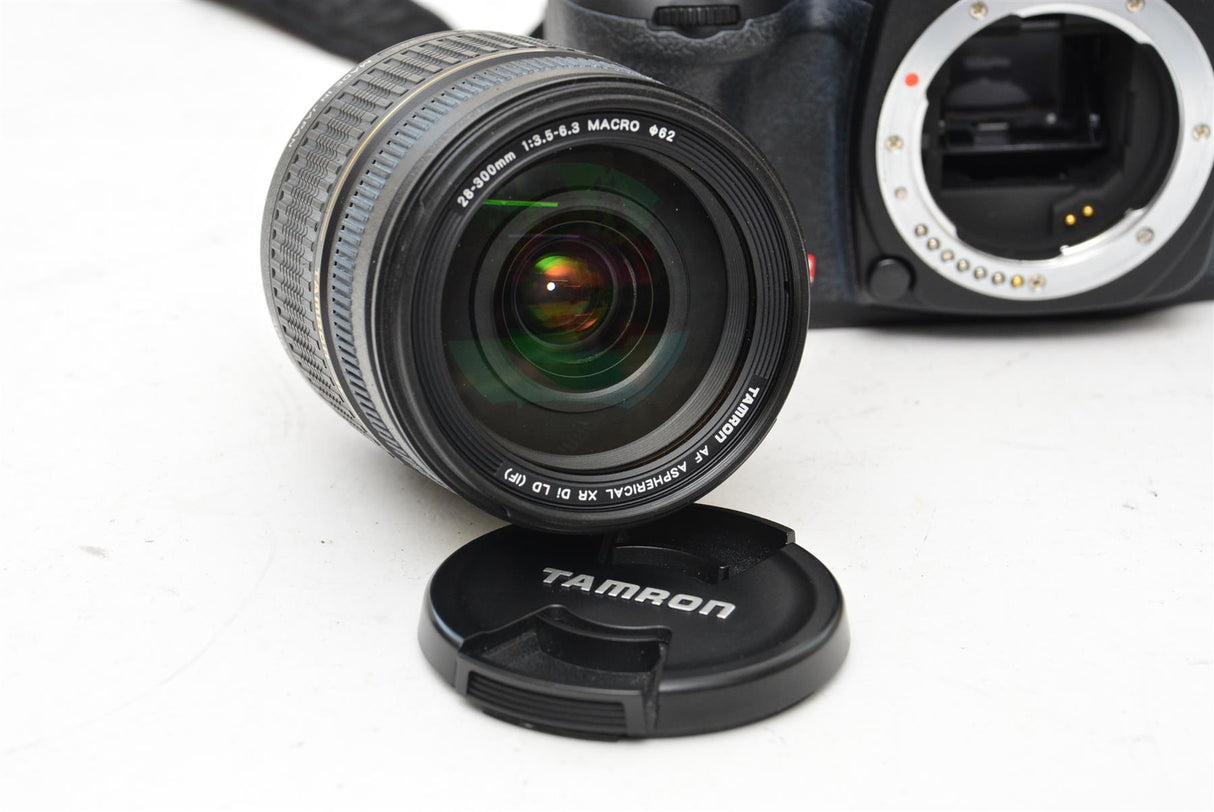 Used Pentax K10D with Tamron 28-300mm 3.5-6.3 Macro Lens