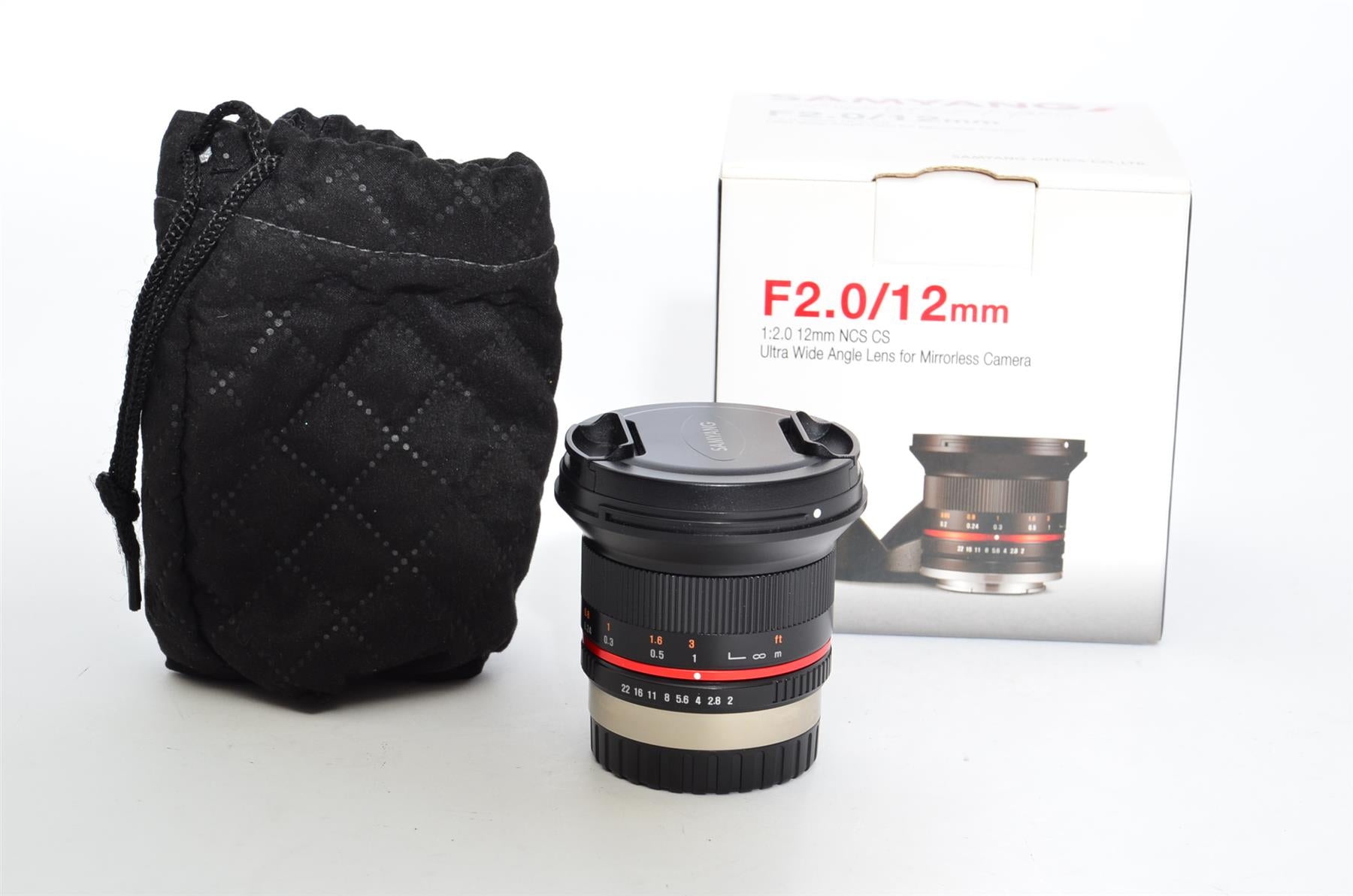 Used Samyang 12mm f/2.0 NCS CS Ultra Wide Angle - Fuji X Mount ...