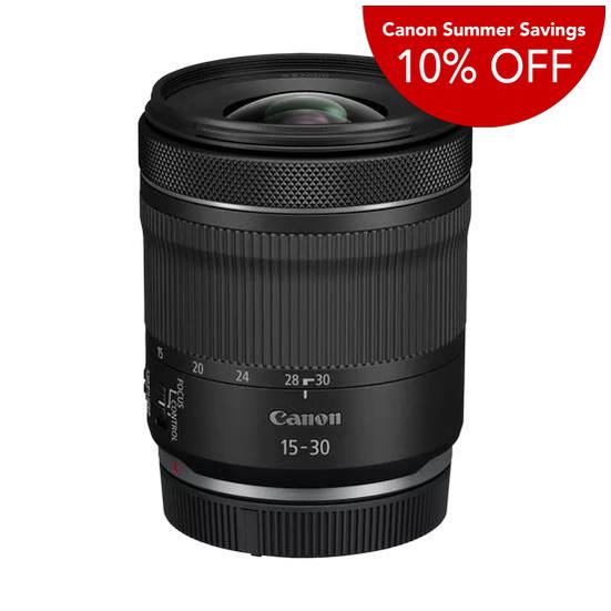 Canon RF 15-30mm f4.5-6.3 IS STM Lens - Black
