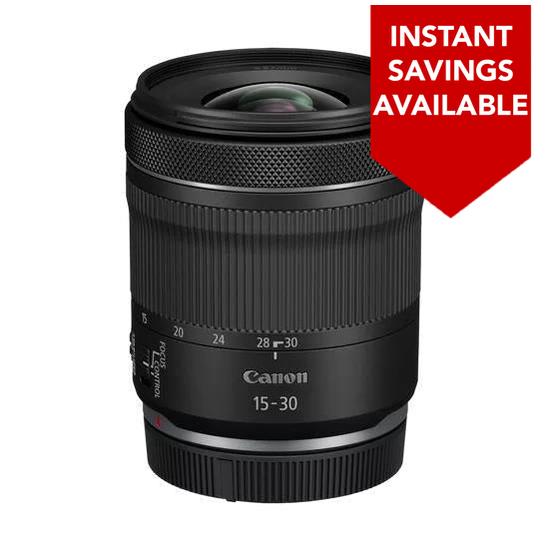 Canon RF 15-30mm f4.5-6.3 IS STM Lens - Black
