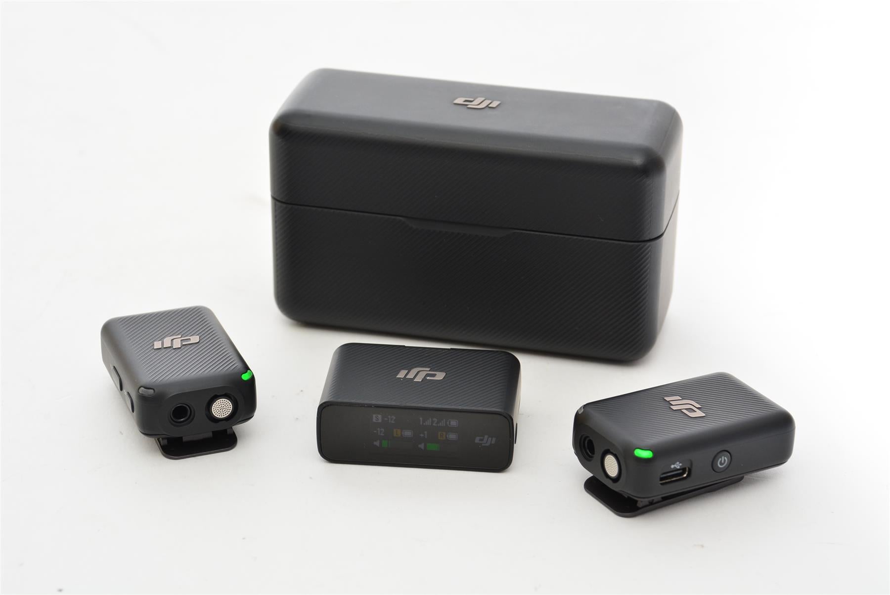 Used DJI Mic with 2 Transmitters and 1 Receiver + Charging Case