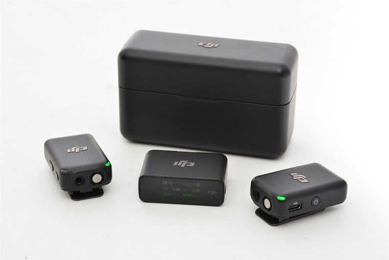 Used DJI Mic with 2 Transmitters and 1 Receiver + Charging Case