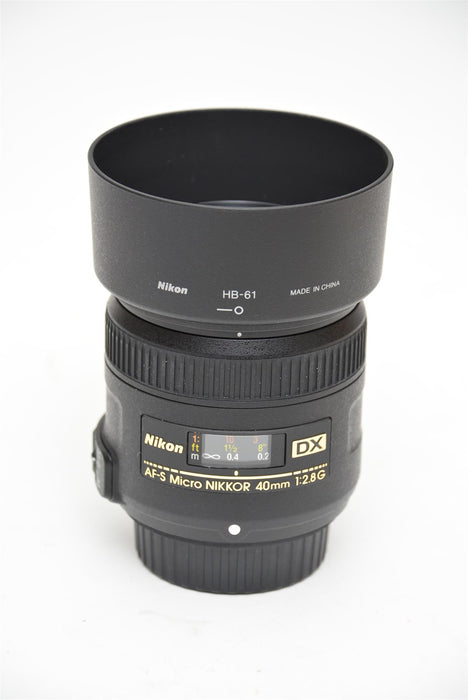 Used Nikon Nikkor AF-S DX 40mm f/2.8G Micro Lens