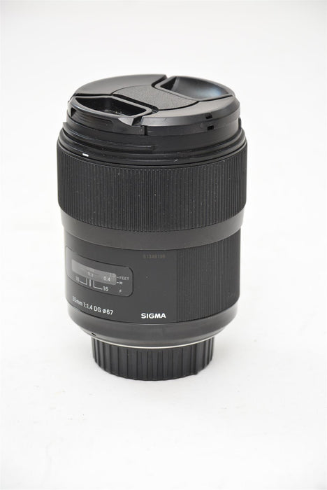 Used Sigma 35mm f/1.4 DG Nikon Fit Lens