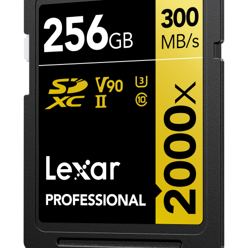 Lexar SDXC UHS-II - Pro Gold Series - V90 2000x 300MB/s - 256GB