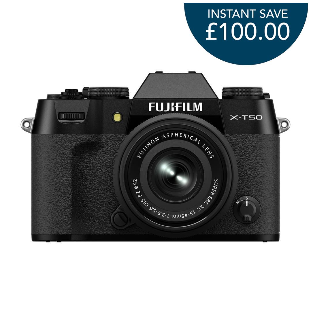Fujifilm X-T50 with XC15-45mm F3.5-5.6 OIS PZ - Black