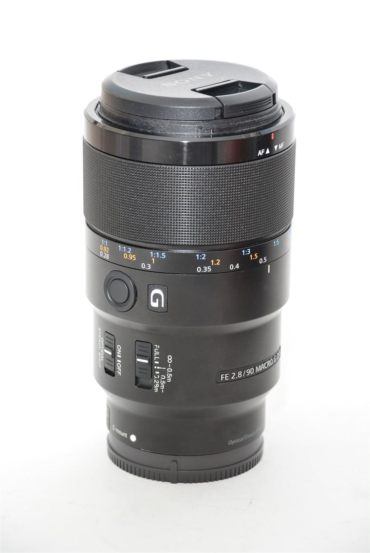 Used Sony FE 90mm F2.8 Macro G OSS Lens