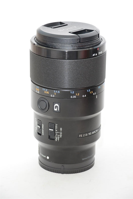 Used Sony FE 90mm F2.8 Macro G OSS Lens