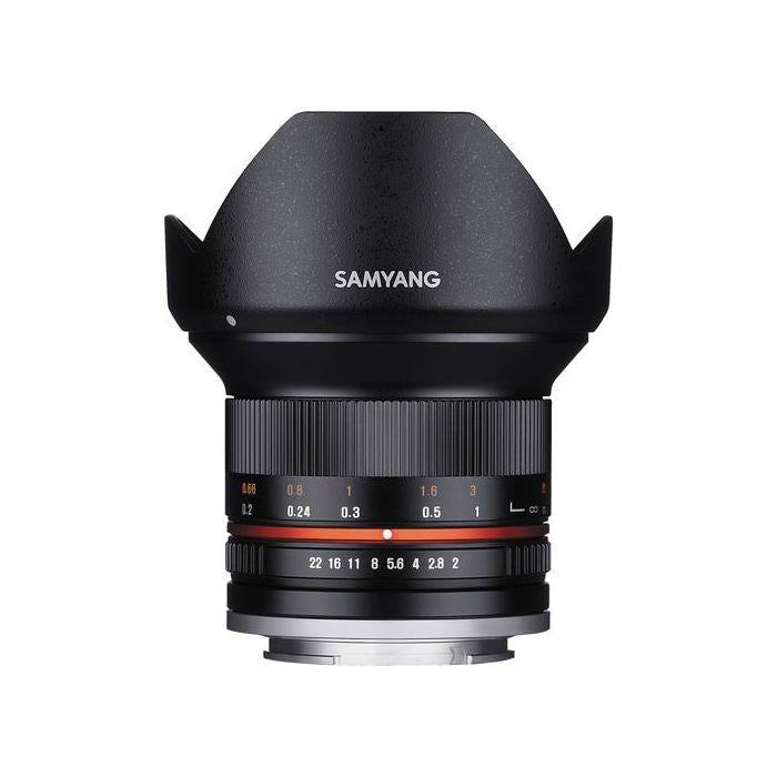 Samyang MF 12mm f2.0 NCS CS Lens - Sony E Mount - Black
