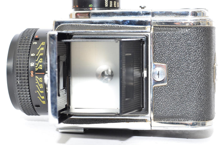 Used Kiev 88 with 80mm f/2.8 Volna 3 and 2x film backs
