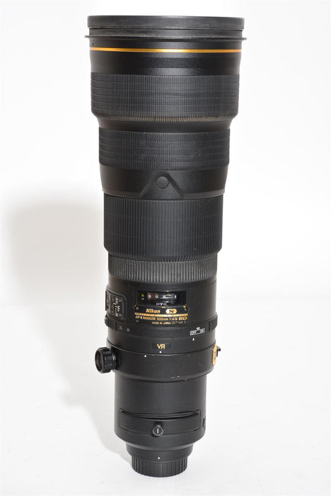 Used Nikon 500mm f/4 VR Super Telephoto Prime Lens