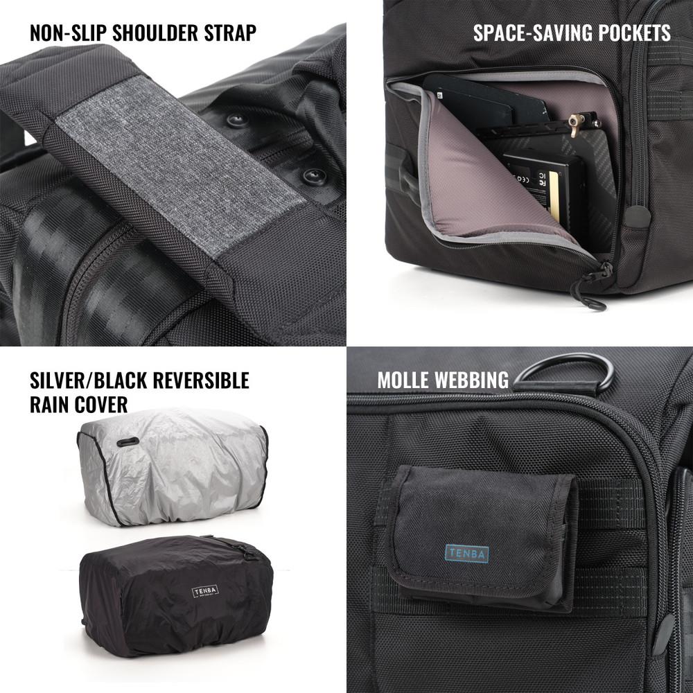 Tenba Cineluxe v2 Shoulder Bag 24 - Black