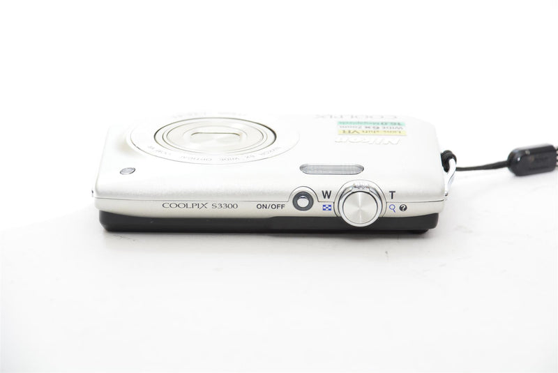 Used Nikon Coolpix S3300 Compact Digital Camera - NO CHARGER INCLUDED