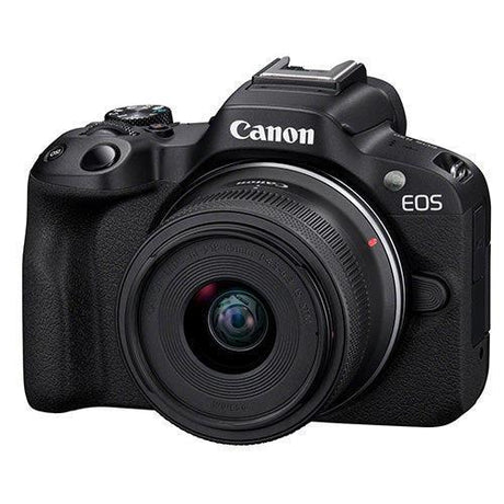 Canon EOS R50 Digital Camera- RF-S 18-45mm Lens - Black