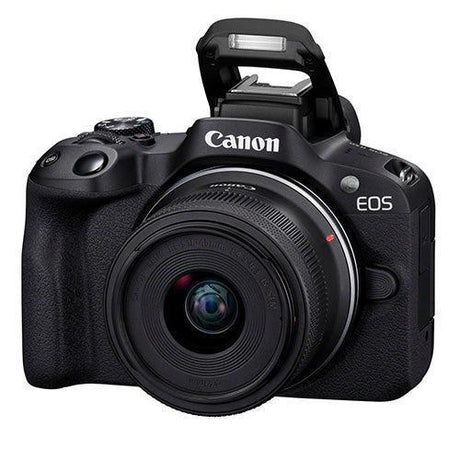 Canon EOS R50 Digital Camera- RF-S 18-45mm Lens - Black