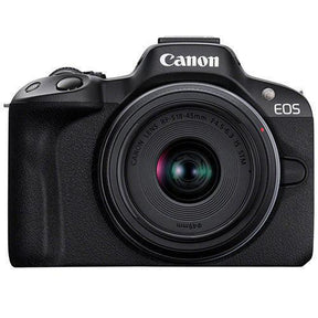 Canon EOS R50 Digital Camera- RF-S 18-45mm Lens - Black