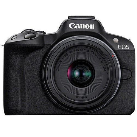 Canon EOS R50 Digital Camera- RF-S 18-45mm Lens - Black