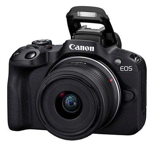 Canon EOS R50 Digital Camera- RF-S 18-45mm a- RF-S 55-210mm IS STM Lens