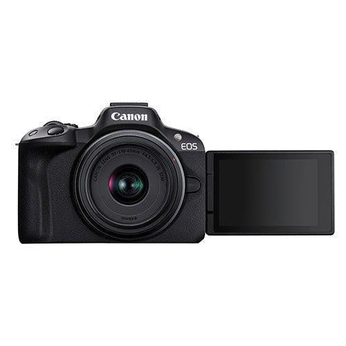 Canon EOS R50 Digital Camera- RF-S 18-45mm a- RF-S 55-210mm IS STM Lens
