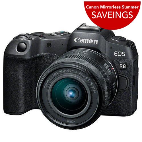 Canon EOS R8 Digital Camera - RF 24-50mm IS STM Lens
