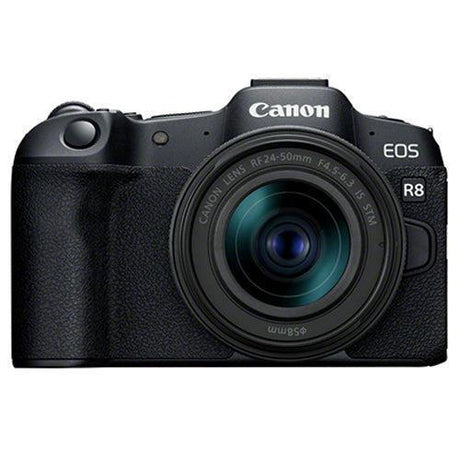 Canon EOS R8 Digital Camera - RF 24-50mm IS STM Lens