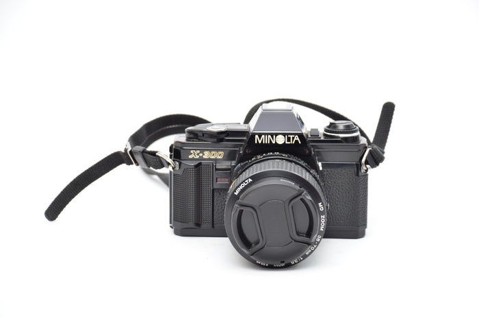 Used Minolta X-300 Camera with MD Zoom 35-70mm f/3.5 Lens
